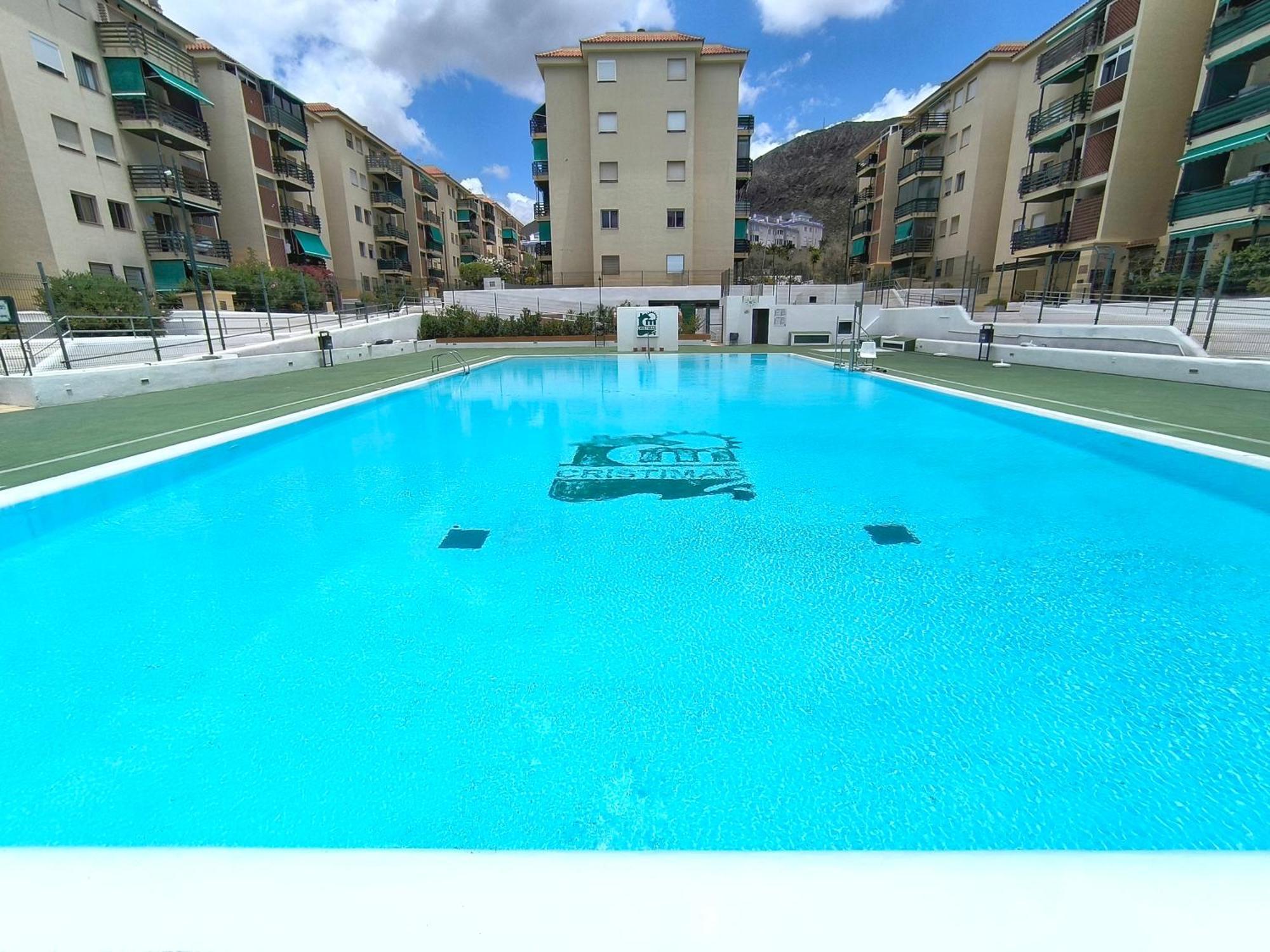 Sun Apartment - 3 Bedrooms, Priv Parking, Pool, Ac, Tv Channels, Fibre Net ลอส กริสเตียนอส ภายนอก รูปภาพ